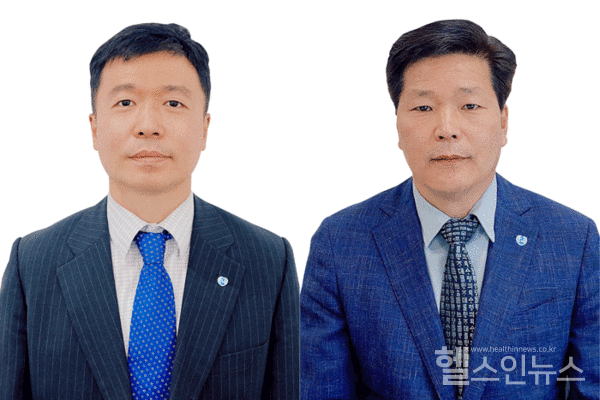 (왼쪽부터)휴온스글로벌CFO강신원전무,휴온스중앙연구센터장정광일전무