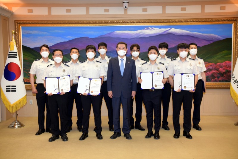 현장활동 유공자 표창 수여식 (사진제공 = 광주광역시)
