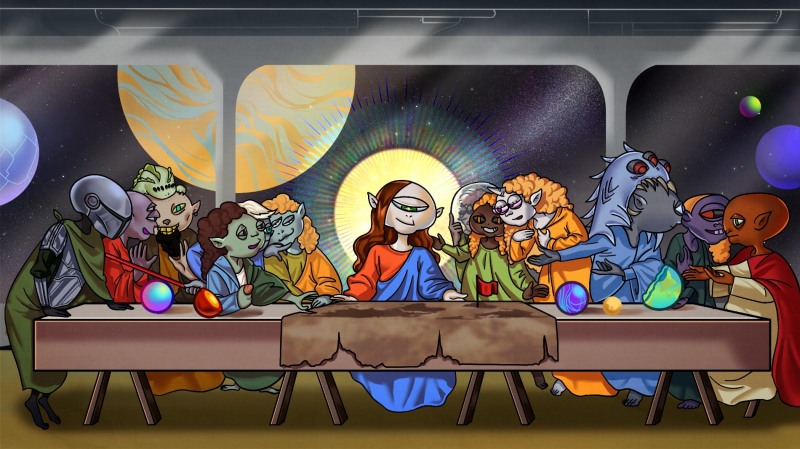 스카(SCAR) 프로젝트의 '에어리언 NFT' 이미지.(사진 제공=이아이지 제공)