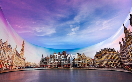 삼성전자 마이크로 LED 디스플레이 '더 월'이 설치된 'CJ ENM 버추얼 프로덕션 스테이지'가 개관했다. 사진은 경기도 파주에 위치한 'CJ ENM 버추얼 프로덕션 스테이지' 전경.