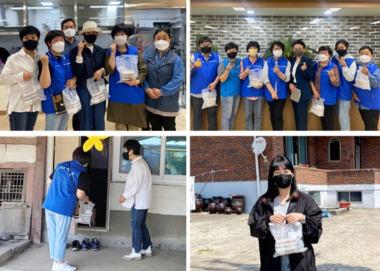 봉사단체 (사)이웃, 도시락 배달 봉사활동