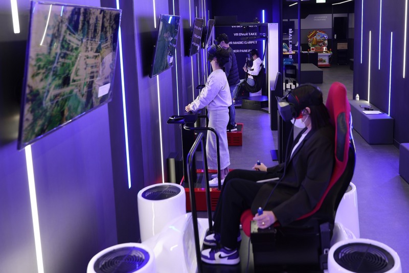 함평엑스포공원 VR체험장 모습 (사진제공 = 함평군)