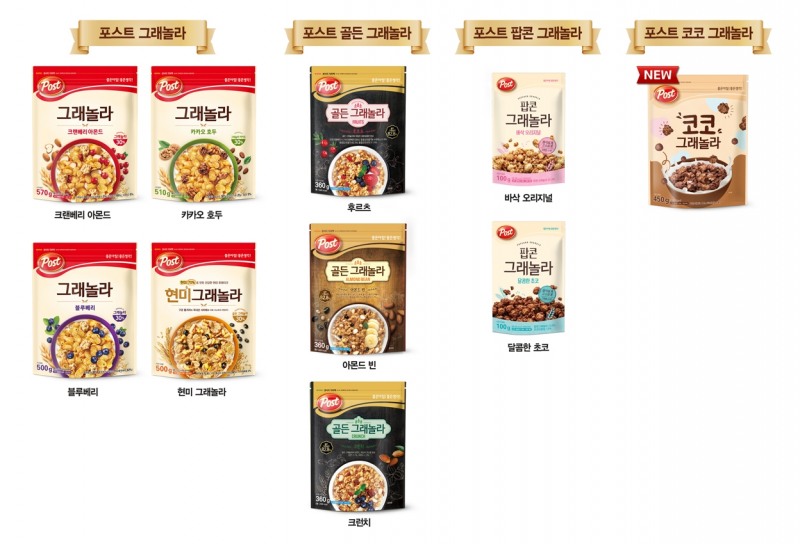 동서식품 포스트 그래놀라, '간편하게 챙기는 건강한 한 끼'