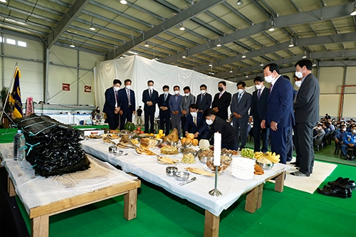 완도 건다시마 풍년 기원 초매식 (사진제공 = 완도군)