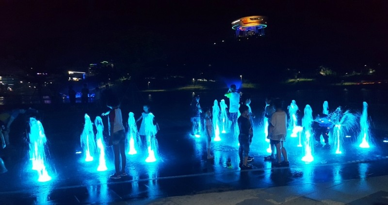 나주시 빛가람호수공원 바닥분수 (사진제공 = 나주시)