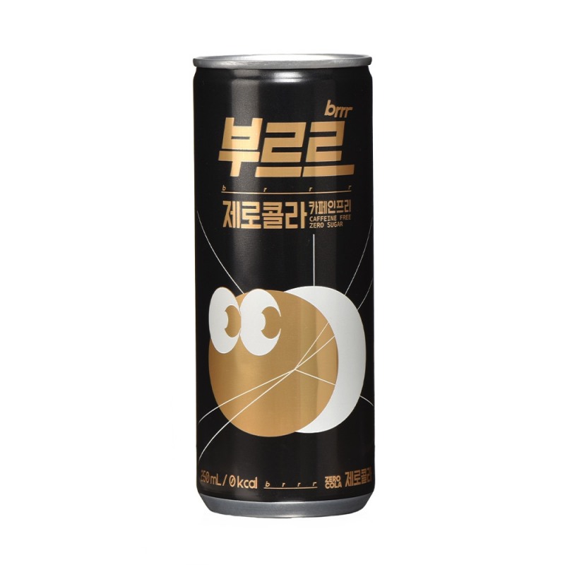 일화 '부르르 제로콜라 카페인프리' 250ml 캔 신제품 출시