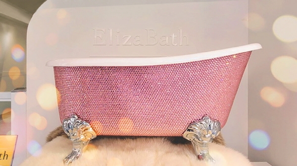 엘리자바스, 미국 욕조 브랜드 THE DIAMOND BATHTUB의 펫욕조 전시