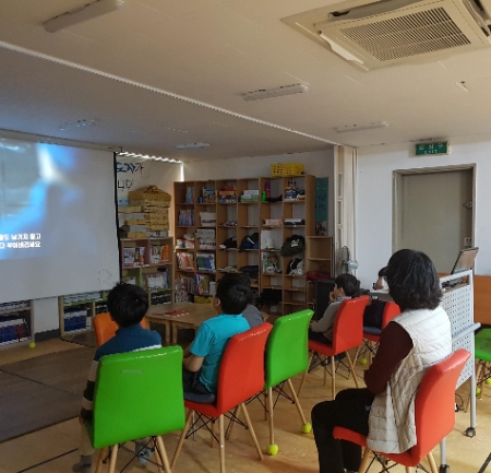 만세작은도서관 모습.