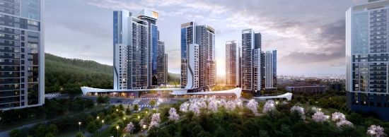 DL이앤씨, 대전 도마 변동13구역 재개발 사업 투시도