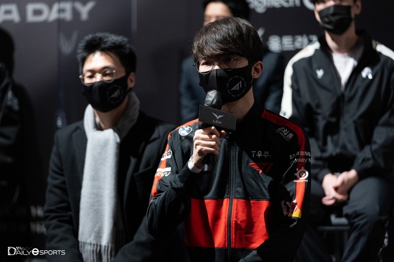 지난 2022 LCK 스프링 개막 미디어데이에 참석했었던 '페이커' 이상혁.