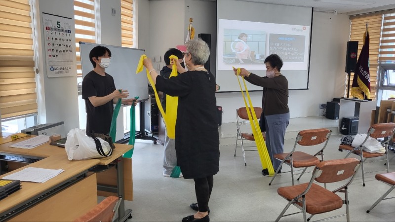 경동대 학생들, 사할린 귀국동포 대상 의료봉사