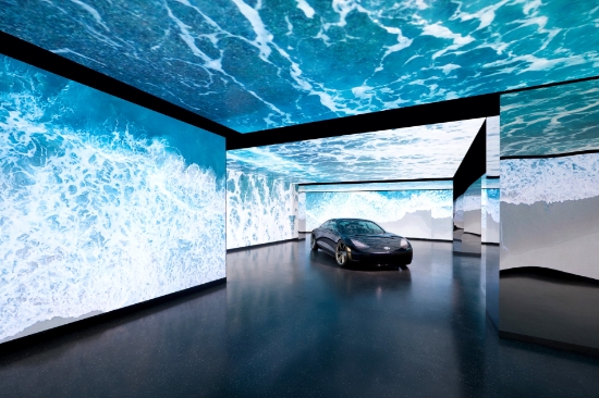 '현대 모터스튜디오 스나얀 파크'의 메인 전시 공간