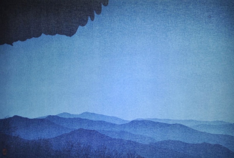 김연화 작가의 작품. 새벽에 맞이하는 푸른 하늘 (사진제공 = 나주시)