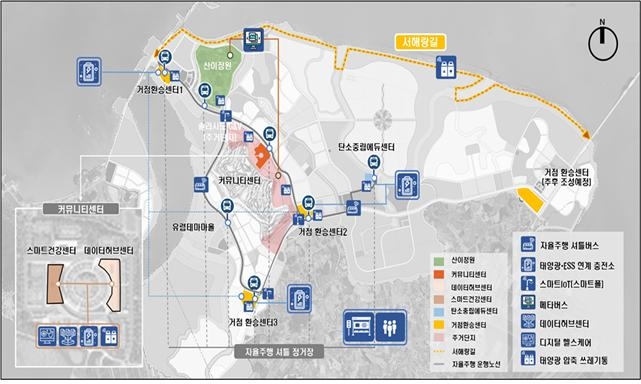 지역거점 스마트시티 계획도 (사진제공 = 해남군)