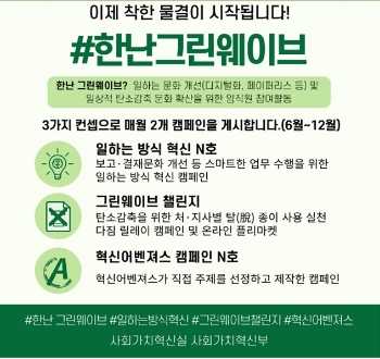 한난 그린웨이브 챌린지 캐시프레이즈