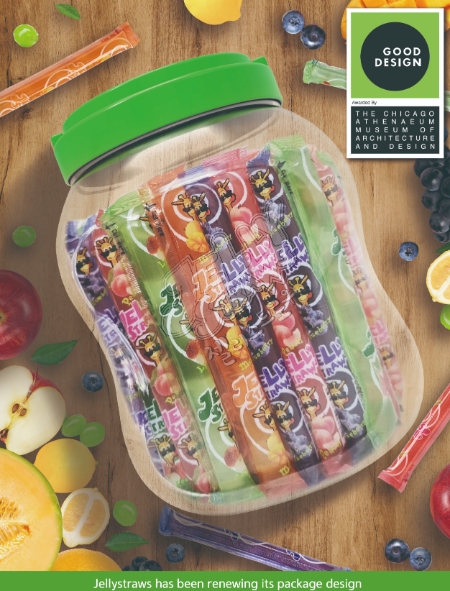 키즈웰 "젤리스트로우 클러어 보틀" 미국 '그린 굿 디자인 어워드' 수상