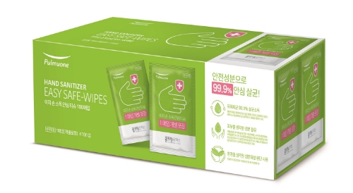 피부를 고려한 안전 성분에 생분해성 티슈 원단으로 환경까지 생각한 ‘풀무원로하스 이지 손 소독 안심티슈 100매입’
