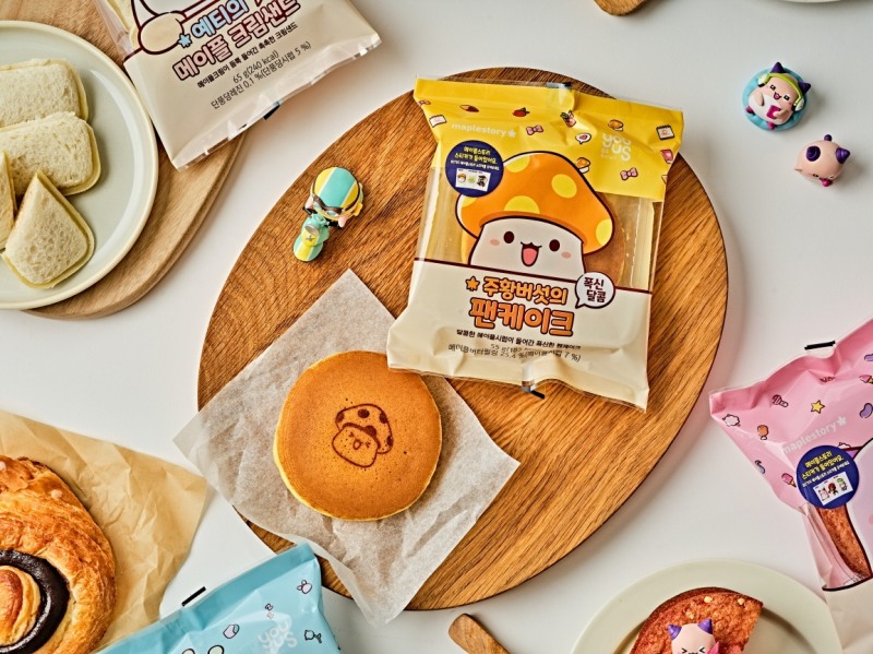 넥슨, GS25 편의점에 '메이플스토리 빵' 5종 17일 출시