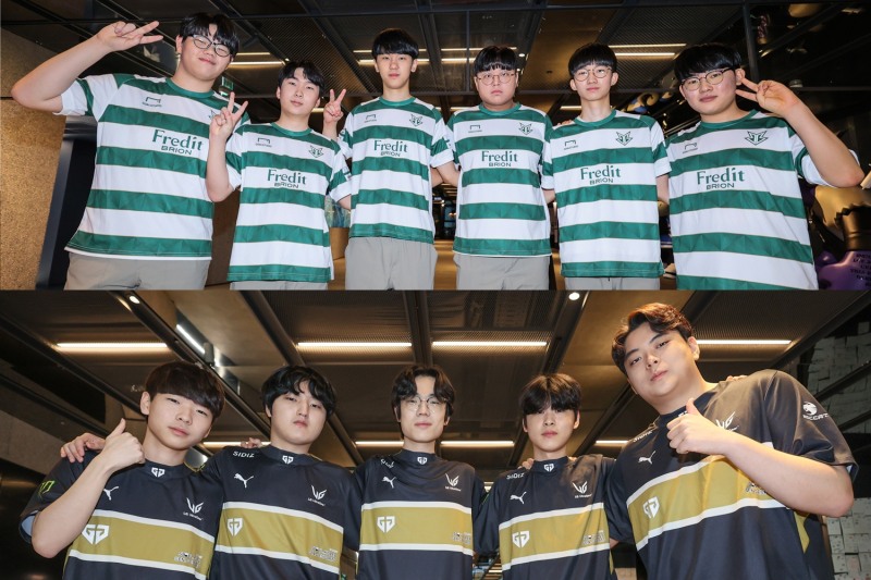프레딧 브리온(위)과 젠지(사진=LCK CL 제공).