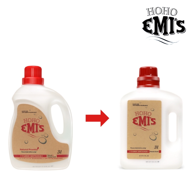 호호에미, 프리지어 섬유유연제 용기 리뉴얼