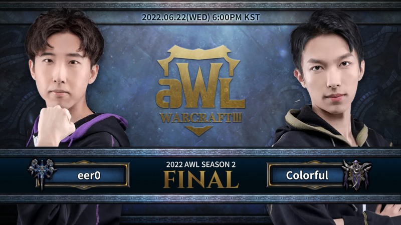 글로벌 워3 리그 '2022 AWL 시즌2' 결승전 열린다