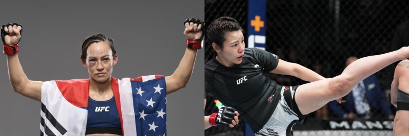 한국계 여성 파이터 진유프레이(왼쪽)와 김지연(사진=UFC)