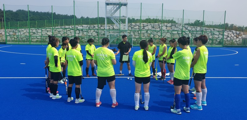 대한하키협회 남녀 국가대표 후보선수, 전북 김제에서 17일동안 하계합숙훈련 돌입
