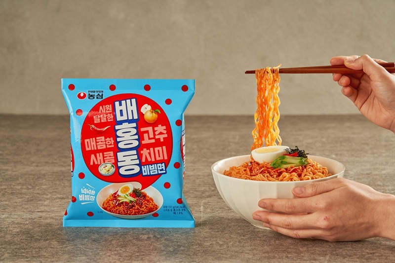 농심 배홍동비빔면, 상반기 매출 20% 성장