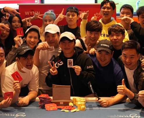 홍진호가 29일(현지 시각) 미국 라스베이거스에서 열린 '2022 Wynn Summer Classic, NLH Championship'에서 우승을 차지했다(사진 제공=2ACE).