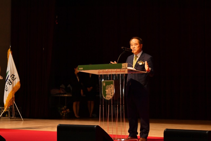 최형식 담양군수 퇴임식 모습 (사진제공 = 담양군)