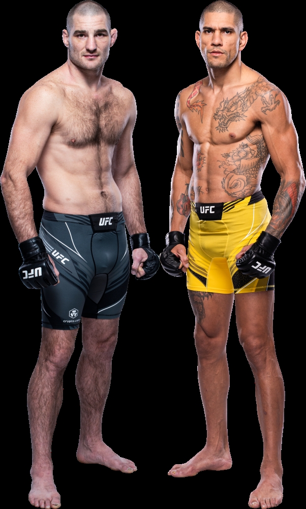 킥복싱 시절 아데산야를 KO시킨 페레이라(오른쪽)와 6연승의 션 스트릭랜드,(사진=UFC)