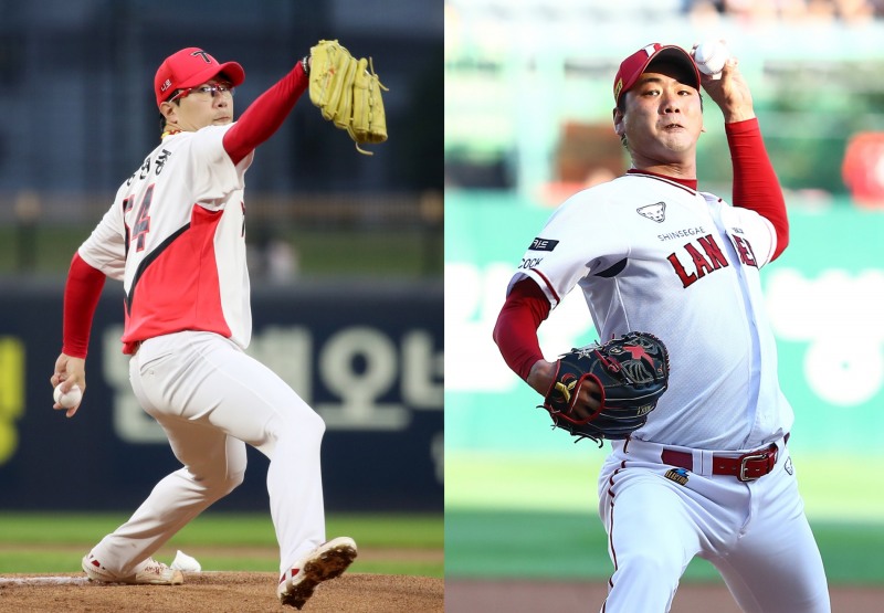 오는 17일 3년만에 대면으로 열리는 2022 KBO리그 올스타전에서는 국내 최고 좌완인 양현종(왼쪽)과 김광현의 선발 맞대결로 팡파르를 울린다.