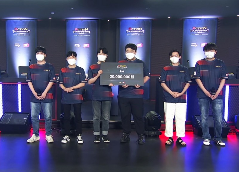 2022 사이퍼즈 액션토너먼트 서머 우승 팀 깐부(이미지=네오플 제공).