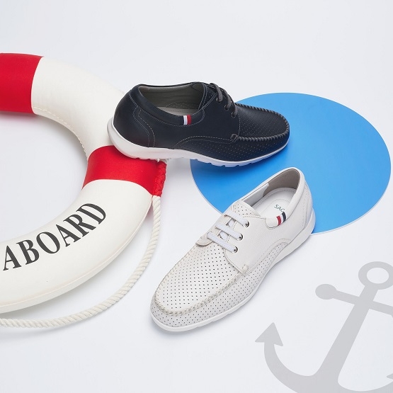 소다, 여름철 리조트 룩 완성시켜줄 남성 펀칭 보트화 출시