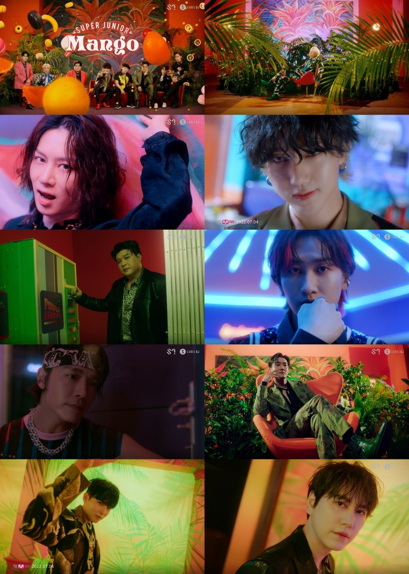 슈퍼주니어, 정규 11집 'Mango' M/V 티저 공개…농익은 과즙美