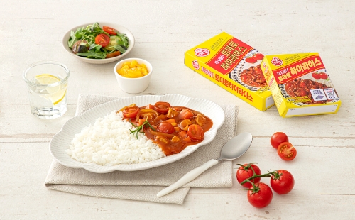 오뚜기 지중해 토마토 하이라이스 연출컷