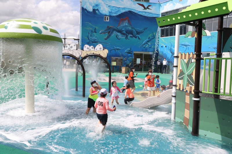 해남 공룡박물관 내 물놀이 체험장 (사진제공 = 해남군)