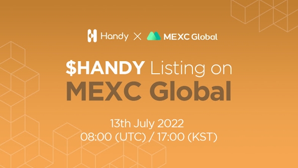 핸디, 글로벌 거래소 MEXC 상장