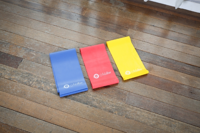 멜킨스포츠 라텍스 고무밴드인 ‘스트레칭밴드’ 선보여