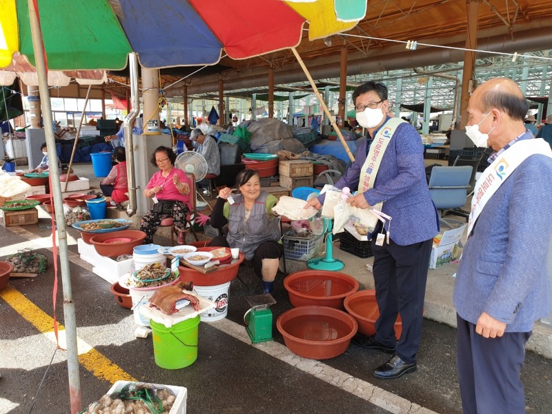 전라남도 도로명주소 합동 홍보 모습 (사진제공 = 무안군)