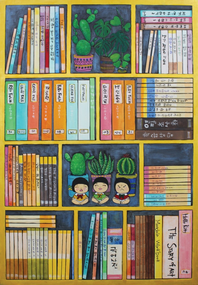 전남대학교병원에 서양화가 지성심 작가 초대전이 개최한다. (사진제공 = 전남대병원)