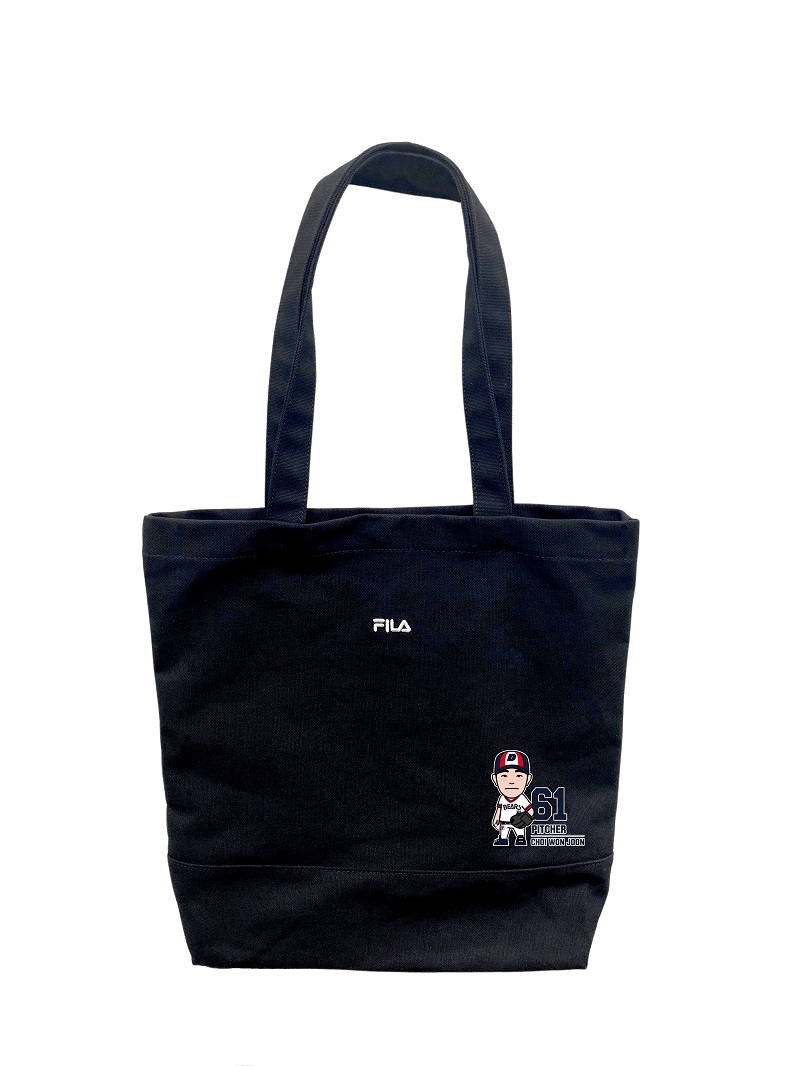 두산베이스, 22일 잠실 SSG전에 ‘허슬두데이' 이벤트 진행…최원준 캐리커쳐가 새겨진 에코백 증정