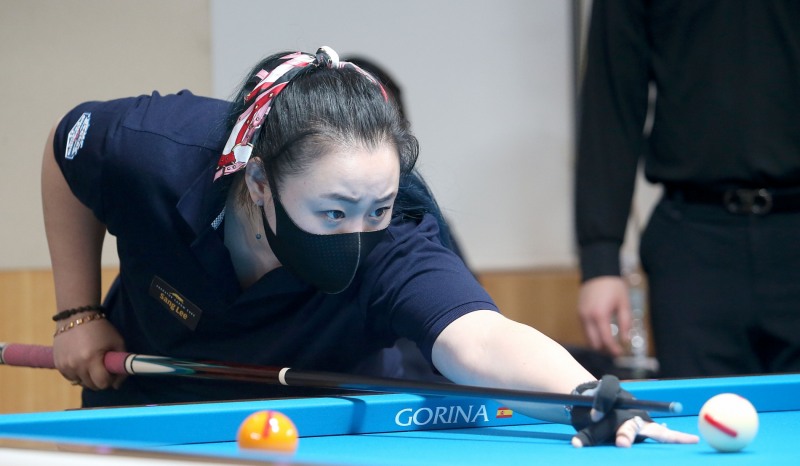 1회전에서 탈락하고 만 이올리비아(사진=PBA)