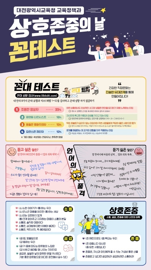 대전시교육청, 청렴 문화 확산 ‘상호 존중의 날’ 운영
