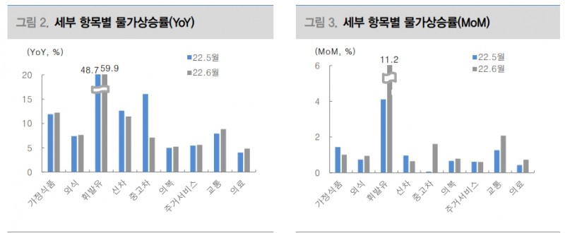 美물가 쉽게 안 꺾일 것...유가 하락해도 주거비/서비스가격 인플레 지속 - 대신證