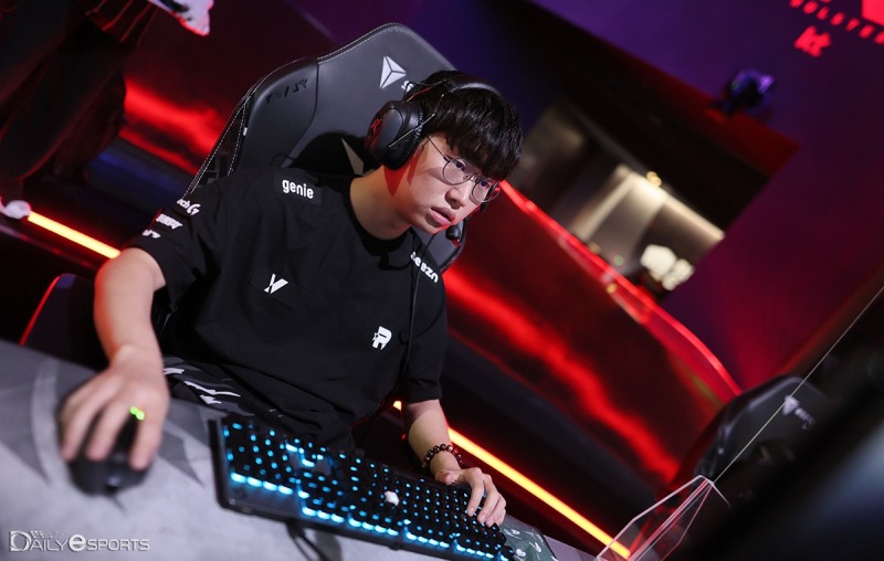 kt 롤스터 '에이밍' 김하람.