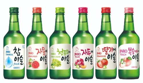 참이슬 1종과 과일리큐르5종 제품이미지