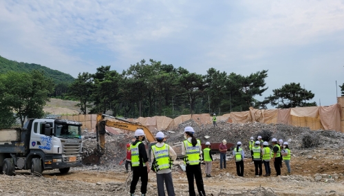 포천시 해체공사 현장 점검모습