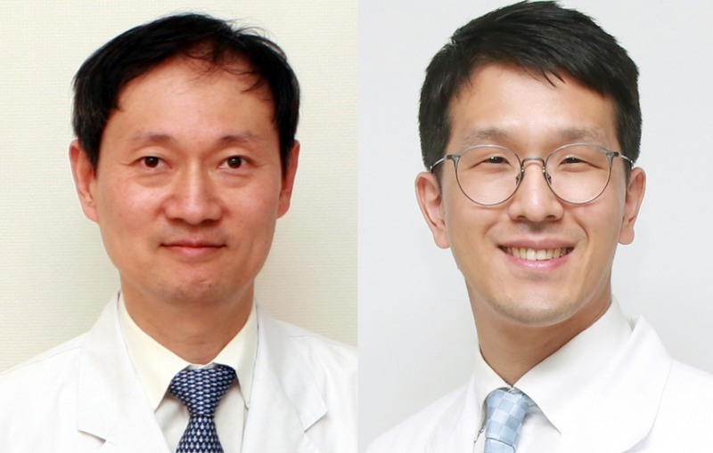 황윤찬(좌), 박찬(우) 교수 (사진제공 = 전남대병원)