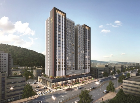 롯데건설, ‘하단 롯데캐슬’ 투시도